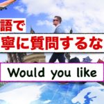 ⭐️英語で丁寧に質問をするなら『Would you like 』！意味と使い方が身につくレッスン動画