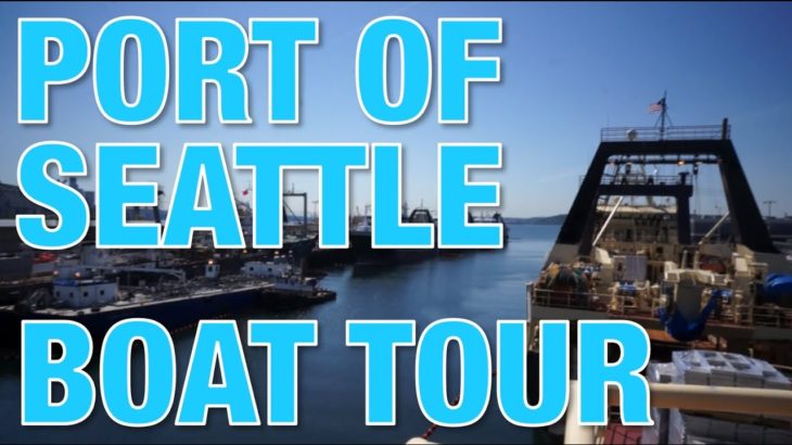 シアトルの港で洋上加工船見学！// Boat tour at the Port of Seattle!〔# 199〕