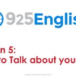 Learn English with 925 English Lesson 5: Talking about your Work in English | English Conversation