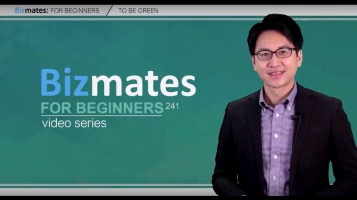 Bizmates初級ビジネス英会話 Point 241 “to be green”