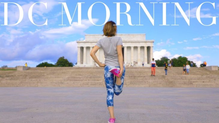 ワシントンD.C.で朝のジョギング！Jog with me in D.C!〔#586〕【????????横断の旅 15】