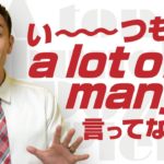 「A lot of」の言い方に飽きてませんか？【#125】