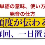 「頻度」を表す英単語の意味、使い方、そして発音の仕方が身につくレッスン