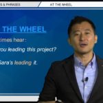 Bizmates無料英語学習 Words & Phrases Tip 214 “at the wheel”