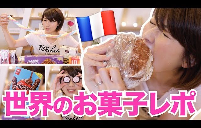 フランスのお菓子レビュー ???????? ✨ Eating French snacks!〔#552〕