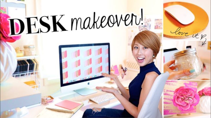 デスクDIY & おすすめグッズ / Desk Makeover!〔#458〕