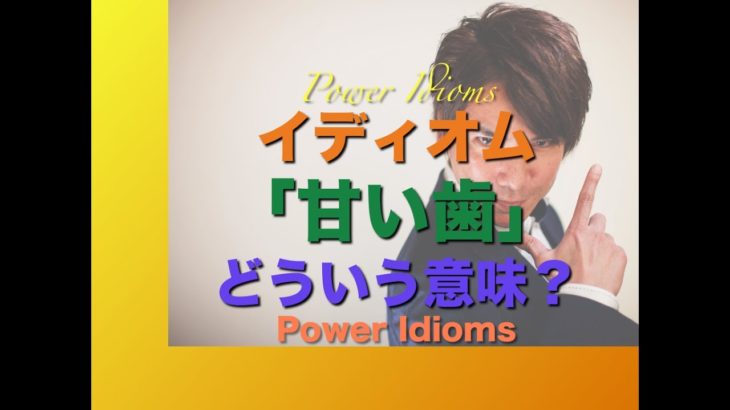 パワー イディオム 英語 慣用句 Power Idioms 17
