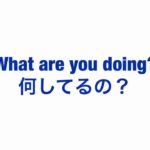 【プラスワン英語法】1分で英語学習～ゆっくりしてるとこ～（I’m just chilling.)