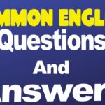 Common English Questions and Answers Learn English