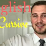 How to write Cursive letters in English