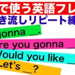 会話で使う英語フレーズ＃8　（聞き流しリピート練習）【I’m gonna _., Are you gonna _ ?,Would you like?, 子供に使う英語フレーズ等】