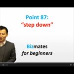 Bizmates初級ビジネス英会話 Point 87 “step down”