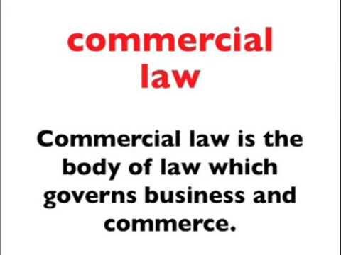Advanced Business English Vocabulary Lesson for ESL – Commercial Law, 2