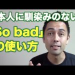 日本人に馴染みのない？「So bad」の使い方【#70】