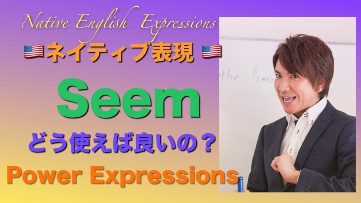 パワー ネイティブ 英語表現 37