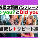 Do you?とDid you?を使った英語７５フレーズ　聞き流しリピート版