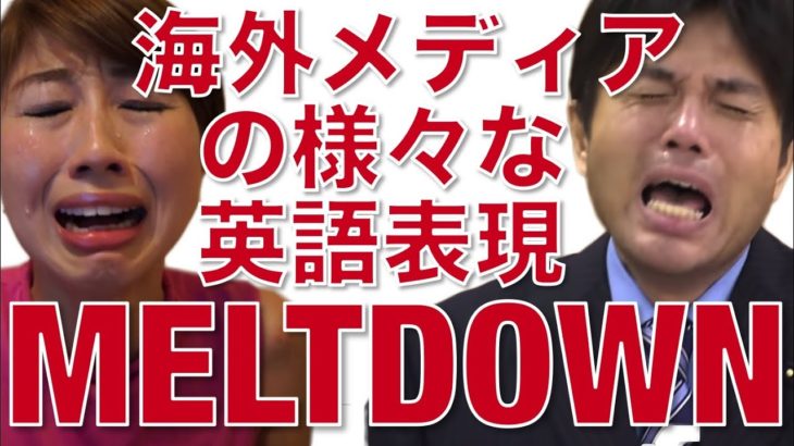 野々村議員の号泣映像、海外メディアの様々な英語表現！〔# 201〕