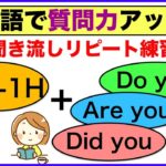 【英語で質問力アップ】５W&1Hと組み合わせるDo you,Did you,Are youを使ったフレーズ（聞き流しリピート練習）