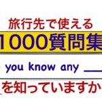 Do you know any___ ?　旅行先で使える便利なフレーズ！！