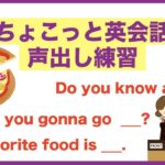 ちょこっと英会話【声出し練習】英会話学習はこうやって自分の上達を実感できる！（復習００１）