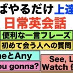 あなたはどれ位正しく言えますか？『やればやるだけ上達する日常英会話』【1日30分の英会話】シリーズ０４２（便利な一言フレーズ、初めて会う人へ質問、Are you gonna?、SomeとAny等）