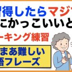 習得したらマジで絶対にかっこいと思うスピーキング練習（まあまあ難しい英語フレーズ）【1日30分の英会話】シリーズ０５１（Be７通り、英語のところで・・、Have been 、英語で電話対応等 ）