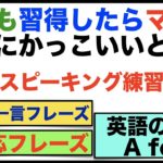 これも習得したらマジで絶対にかっこいと思うスピーキング練習【1日30分の英会話】シリーズ０５４（  英語の熟語A few~、神対応フレーズ、英語の便利な一言フレーズ、Some とAny使い分け方等 ）