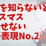 クリスマスに絶対使う英語表現-第２位-Top 2-Christmas English Phrases