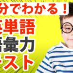 【英単語】診断テスト！あなたの英語の語彙力は何単語？ネットで診断テストTest Your Vocabulary