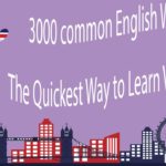 3000 common English Words – The Quickest Way to Learn Vocabulary