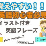 これ覚えやすい！！英語初心者必見！！【イラスト付き英語フレーズ】シリーズ010