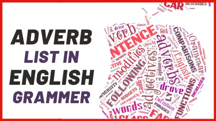 What Is An Adverb? Adverb List in English Grammer